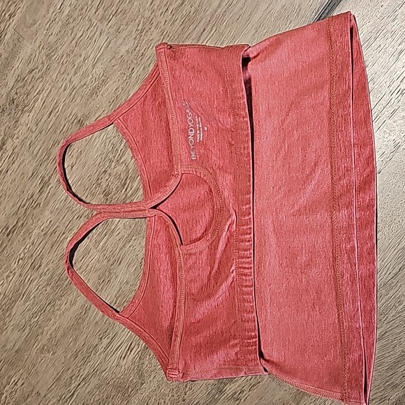 Beyond Yoga Orange Spacedye Slim Racerback Cropped Tank Size Medium - Picture 6 of 7